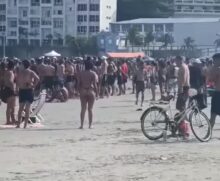 Um dos casos aconteceu na praia do Itararé, próximo à Ilha Porchat