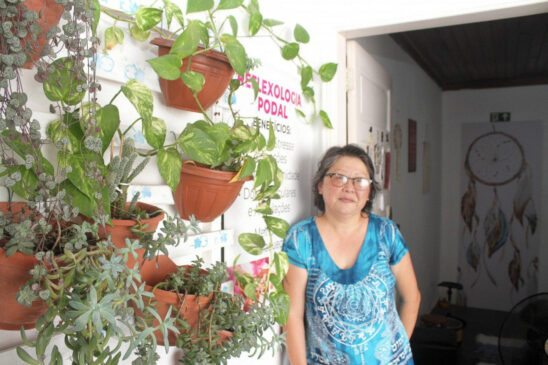 Zuleika atua para ajudar na parte do bem-estar e no emocional das pessoas, na Casa Zen, em Itanhaém