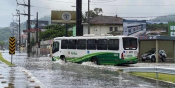 Região pode sofrer com alagamentos neste final de semana