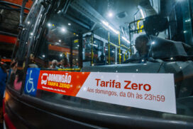 A gratuidade no transporte também foi incentivo para a família do autônomo Victor Rodrigues, 19, sair reunida