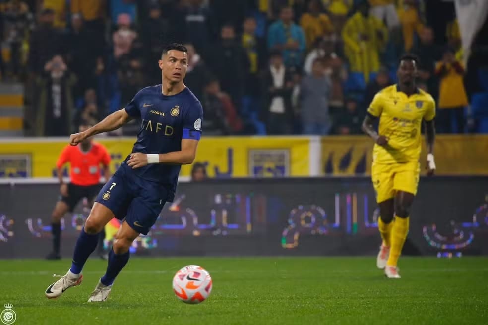 Cristiano Ronaldo em ação pelo Al-Nassr