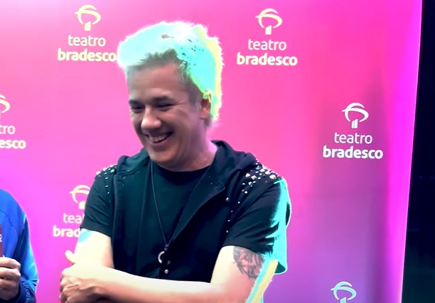 O cantor e compositor Rogério Flausino, do Jota Quest