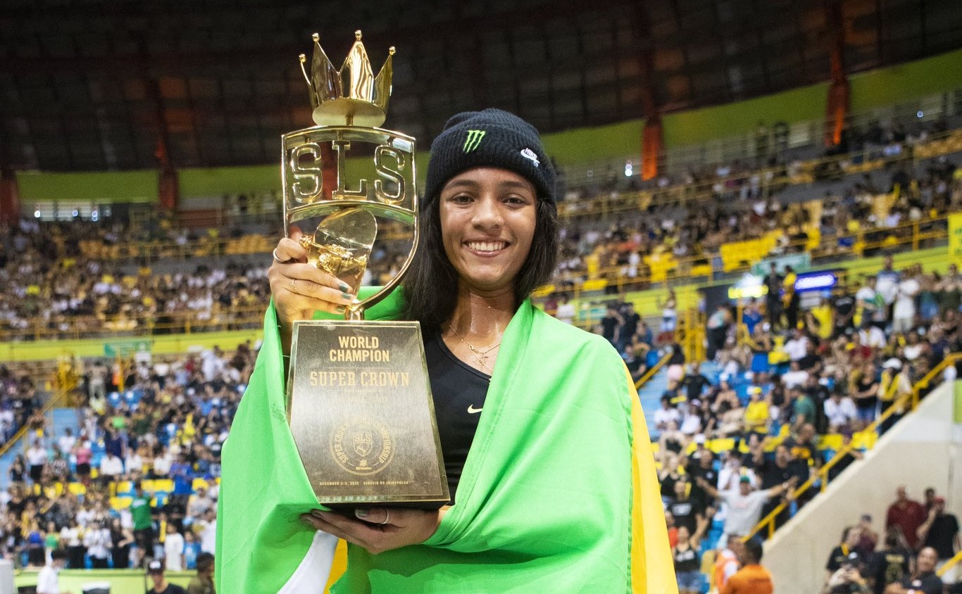 Campeã da SLS em 2022, Rayssa confirmou novamente o título de melhor do mundo no skate street ao fazer 31,9 pontos