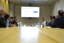A reunião foi realizada junto aos integrantes da Diretoria de Infraestrutura da Fiesp