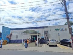 Prédio da UPA recebe obras de melhorias na estrutura física, localizada no Jardim Sabaúna, em Itanhaém