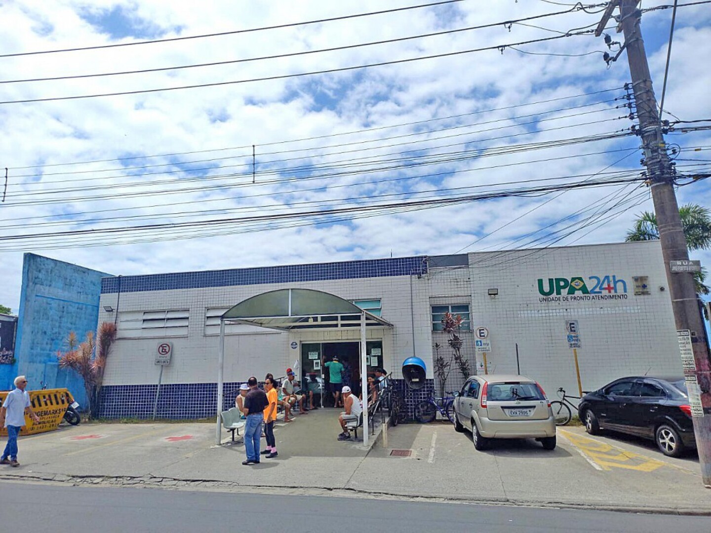 Prédio da UPA recebe obras de melhorias na estrutura física, localizada no Jardim Sabaúna, em Itanhaém