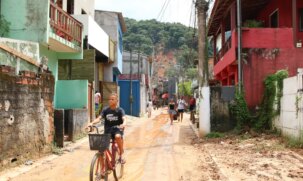 Rua da Vila Sahy, em São Sebastião