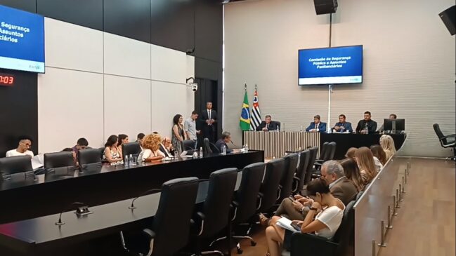 Audiência da Comissão de Segurança Pública e Assuntos Penitenciários da Alesp