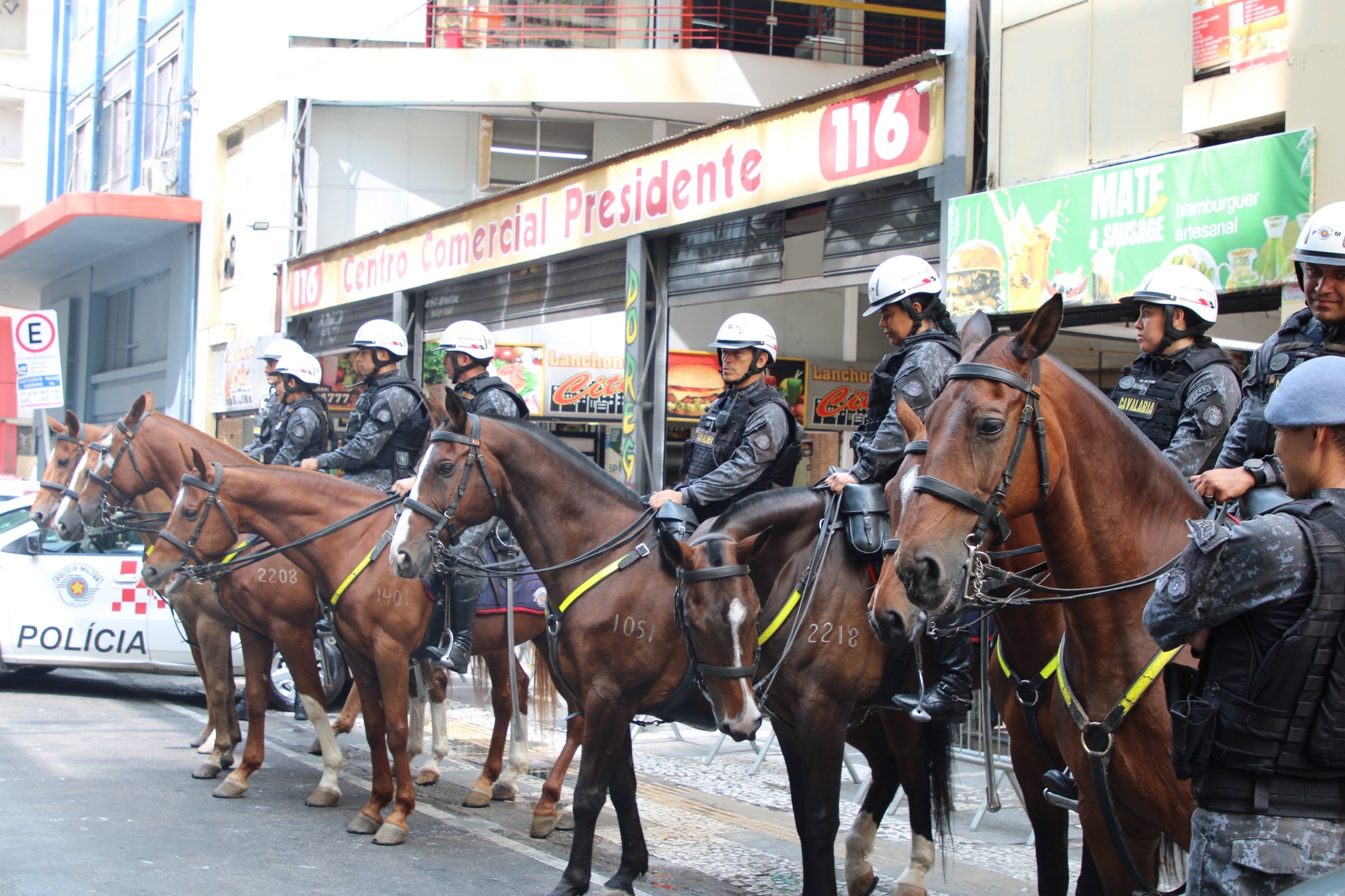 PMs do Regimento de Polícia Montada (RPMon) Nove de Julho realizavam patrulhamento na rua da Cantareira quando viram um homem em atitude suspeita e o abordaram