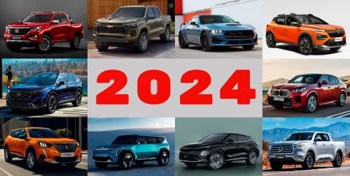 As primeiras promessa para lançamentos de automóveis no Brasil em 2024 ficam em modelos já anunciados no ano passado e novas versões e gerações