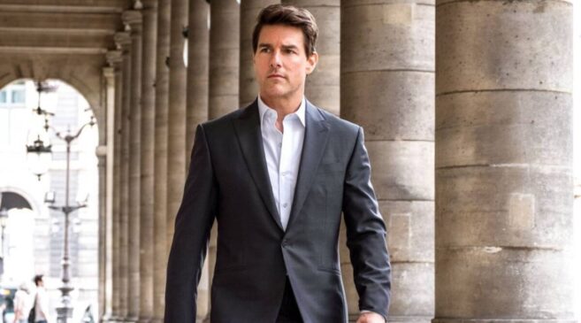 Tom Cruise em cena de 'Missão Impossível 6'