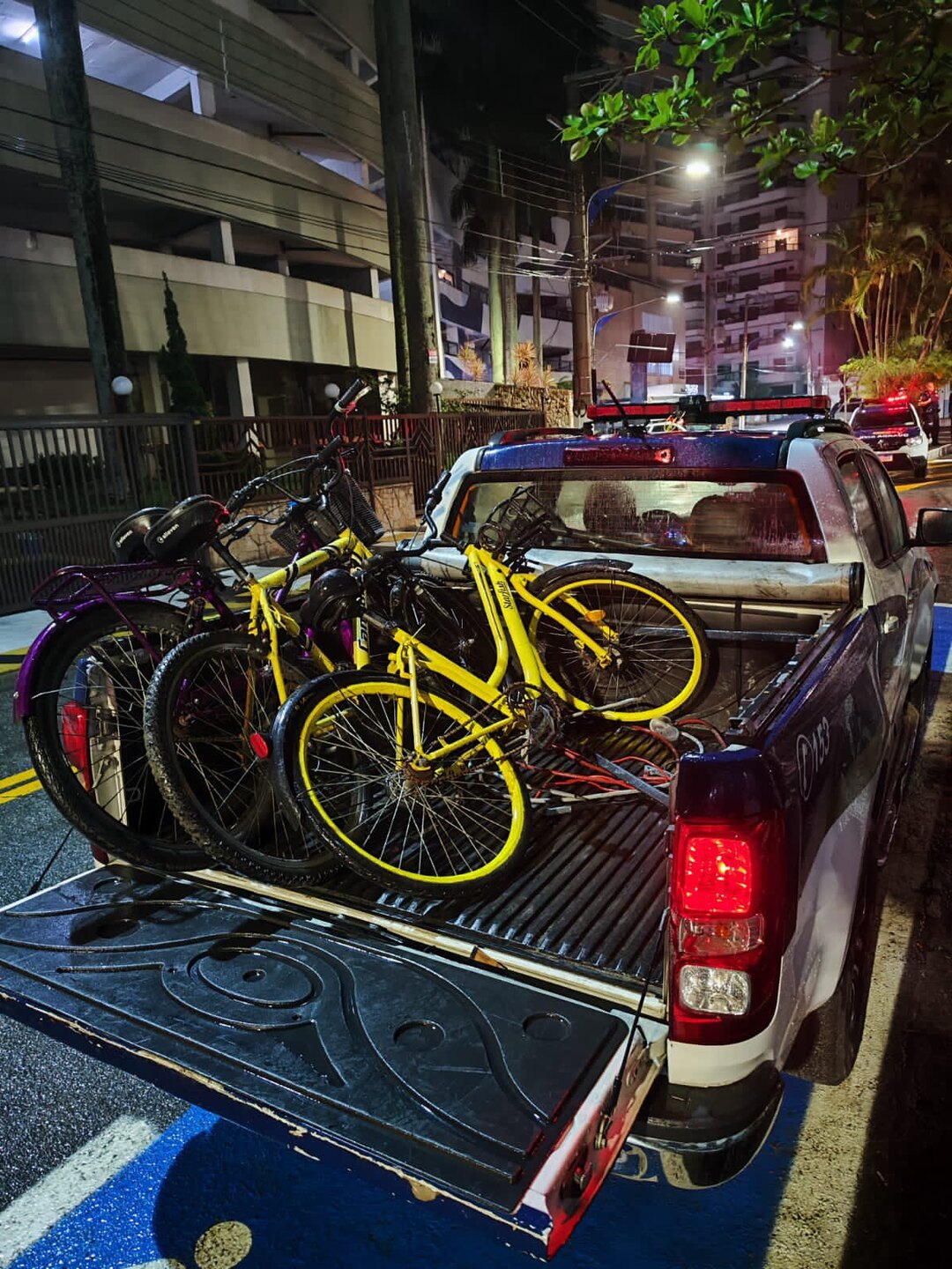 A bicicleta é usada como veículo de fuga em caso de furto, diz Valéria Amorim, secretária de Defesa e Convivência Social de Guarujá