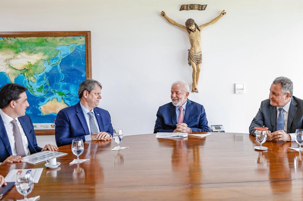 Tarcísio e Lula fecharam acordo do túnel entre Santos e Guarujá