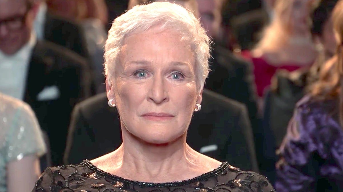 Glen Close em cena de 'A Esposa'