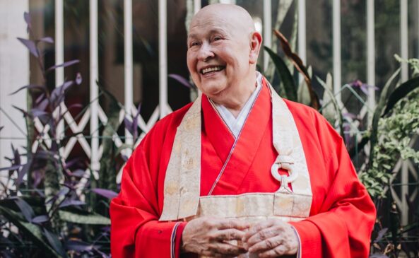 Missionária Monja Coen apresenta palestra sobre inspiração de vida em São Vicente