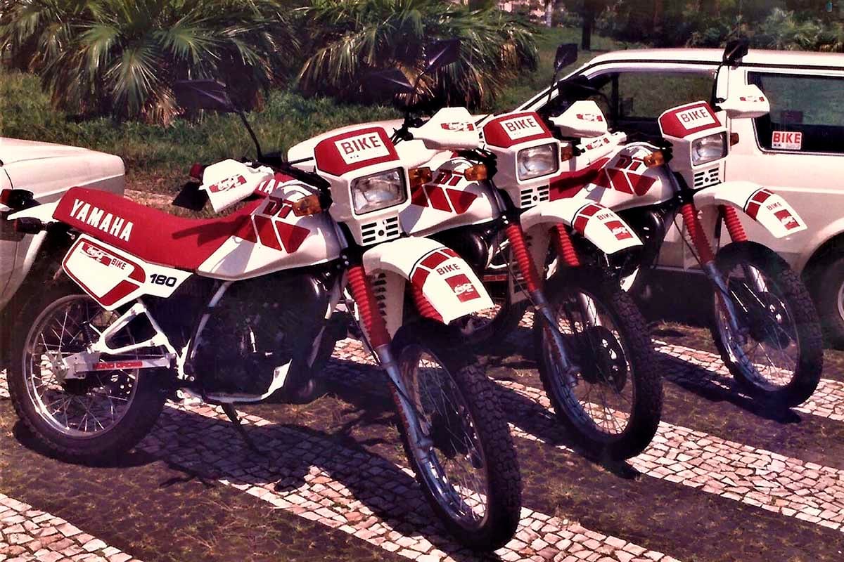 Três DT 180 usadas no programa "Bike Show" - Foto: Divulgação