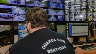 Câmeras de segurança do Centro Operacional de Imagens de Bertioga (Coibe) auxiliaram a Polícia Militar