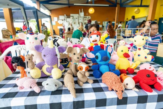 A feira faz parte do movimento EcoSol e é uma realização da Prefeitura, do SESC Bertioga e do Fórum de Economia Solidária da Baixada Santista (FESBS)