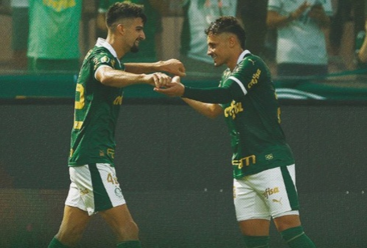Flaco López e Raphael Veiga, destaques do Verdão