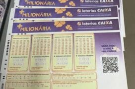O prêmio da Milionária é de R$ 217.000.000,00