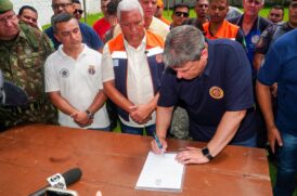 Tarcísio assinou autorização para construção da ponte