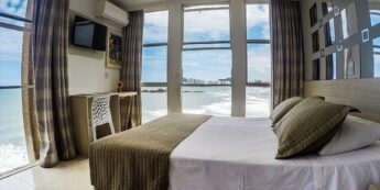 Vista ao mar, beira da praia, boas acomodações: as recomendações para melhores hospedagens da Baixada Santista