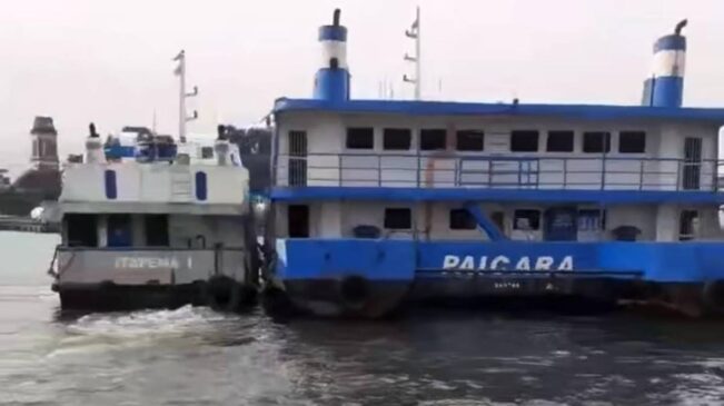 O barco não contava com passageiros