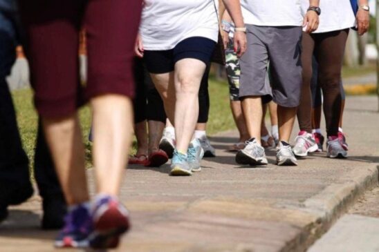 Grupo de caminhada acontece toda quarta-feira, às 7h30 na unidade.