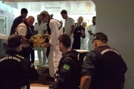 Passageiro foi resgatado e encaminhado para a UPA da Zona Leste de Santos
