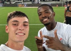 Breno Bidon e Cacá, autores dos gols do Timão