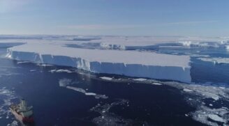 Glaciar Thwaites, na Antártida, contribui, atualmente, com 4% do aumento global do nível do mar a cada ano