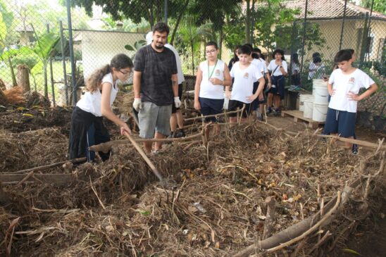 Atividade aconteceu em uma visita dos estudantes do 6º ano à Estação da Cidadania, na Vila Mathias