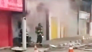 As causas dos incêndio serão apuradas. Ninguém ficou ferido