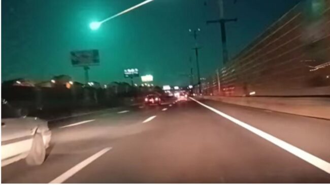 Meteoro foi avistado por volta das 23h50, em Castro Daire, distrito de Viseu