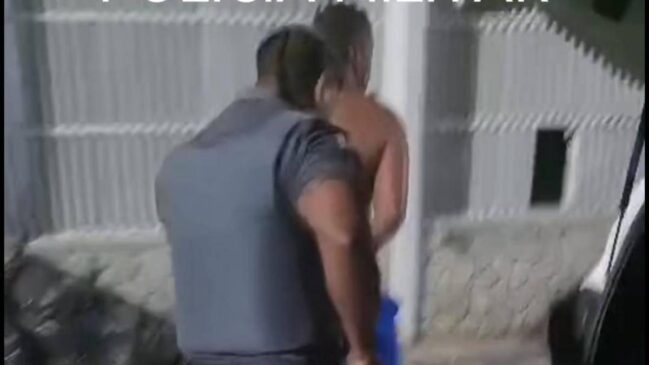 Ele foi levado a Delegacia de Polícia local