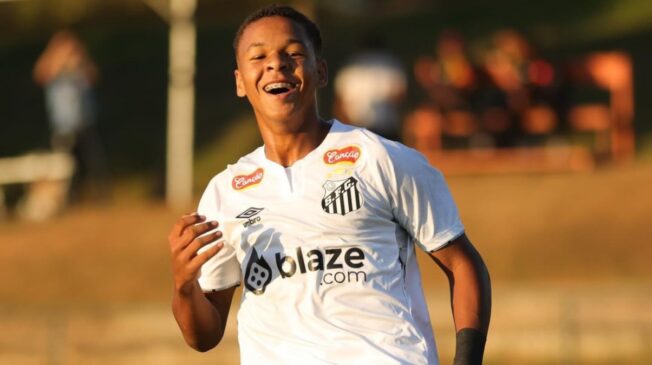 Jogador é filho de um ex-atleta do Santos