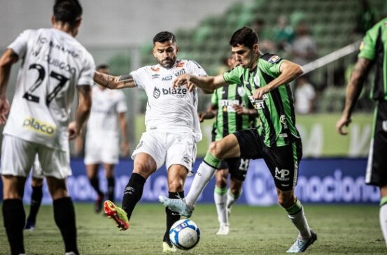 Santos perdeu para o América-MG por 2 a 1