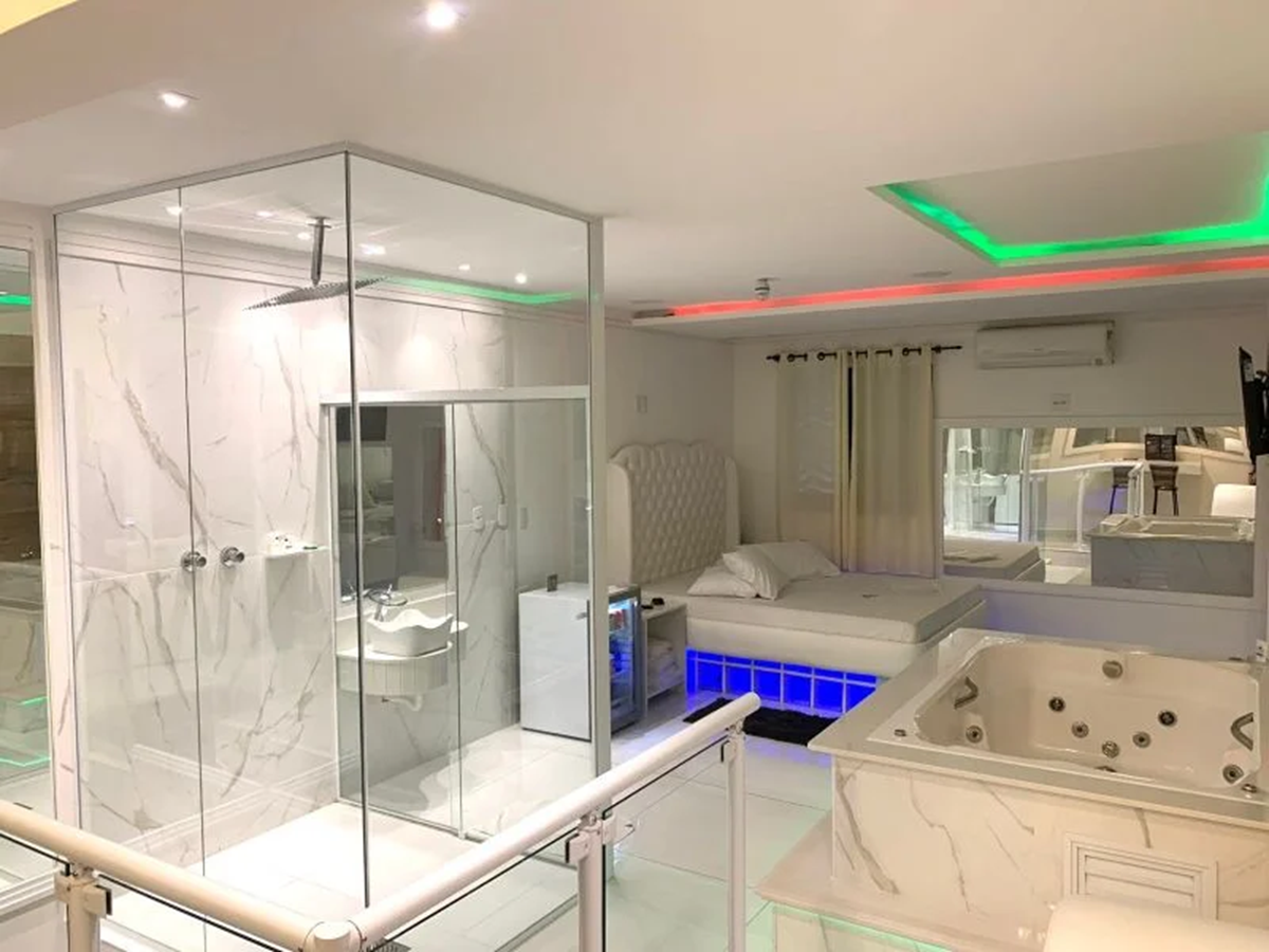 Suíte Presidencial Master, Studio Motel, em Santos (Foto: Divulgação)