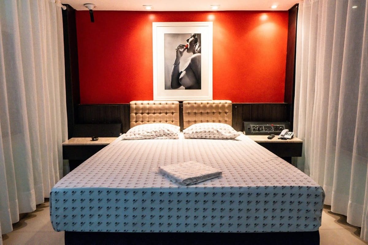 Suíte Nupcial, Motel Villa Regia, em Santos (Foto: Divulgação)