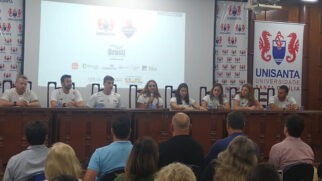 A Universidade Santa Cecília apresentou oficialmente o time de natação classificado para os Jogos Olímpicos de Paris 2024