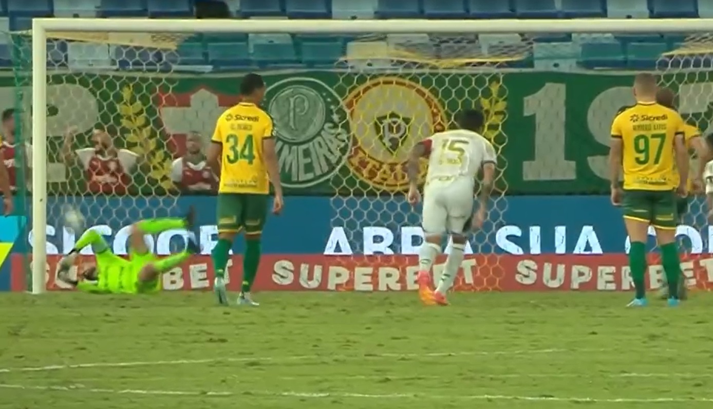 Palmeiras venceu o Cuiabá neste domingo na Arena Pantanal