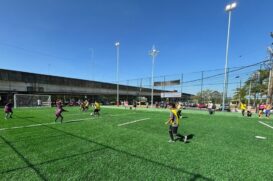 Prefeitura de Cubatão entregou neste sábado (15) dois  equipamentos esportivos na Ilha Caraguatá