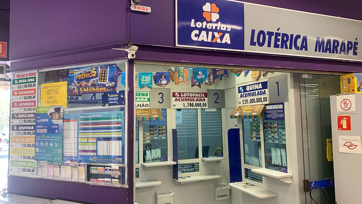Uma das apostas foi feita na Lotérica Marapé