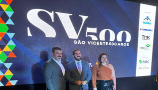 Romeo Neto, Kayo Amado e a secretária Talita Correa Santos