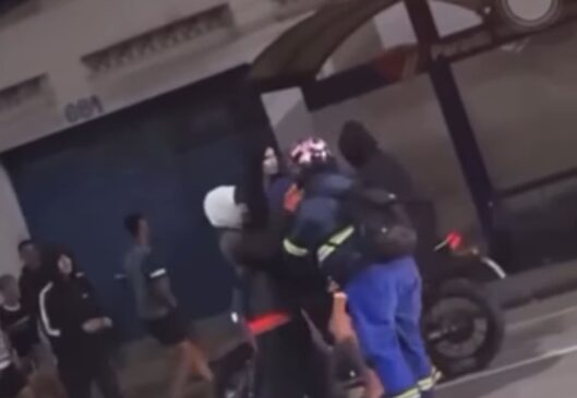 Grupo tentou fazer arrastão em São Vicente neste domingo