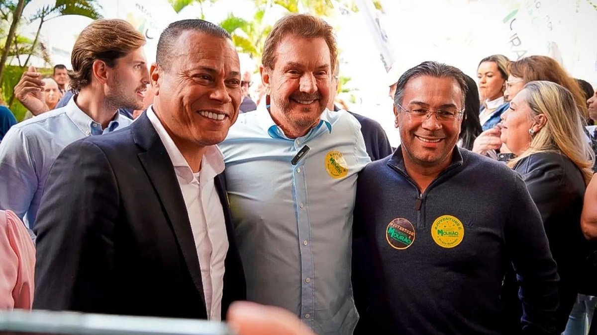 César Nascimento, Alberto Mourão e Ademário Oliveira se reuniram durante convenção em Cubatão