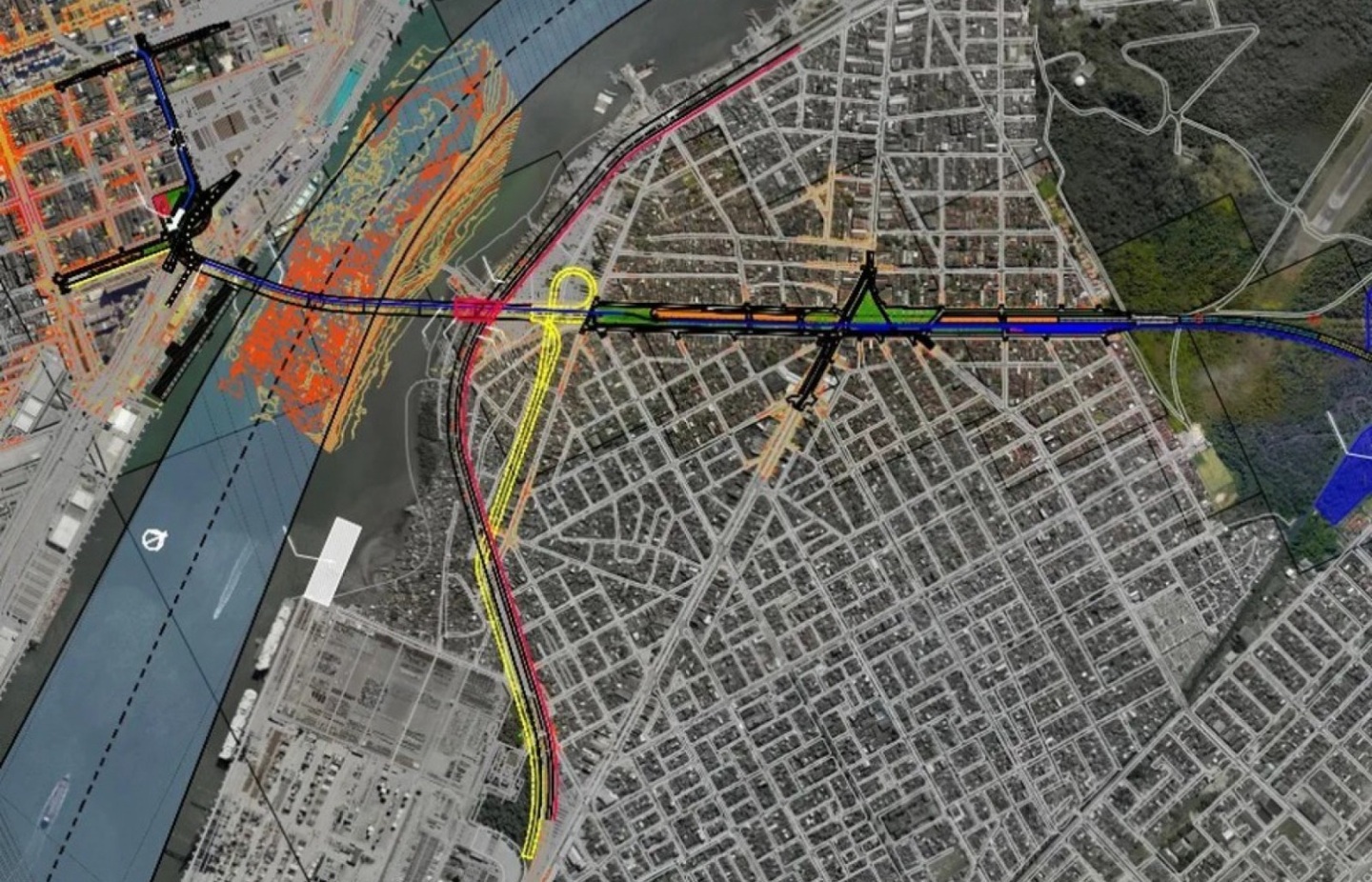 Traçado do túnel entre Santos e Guarujá será analisado