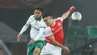Em partida válida pela 21ª rodada do Brasileirão, Internacional e Palmeiras empataram por 1 a 1 neste domingo (4/8)