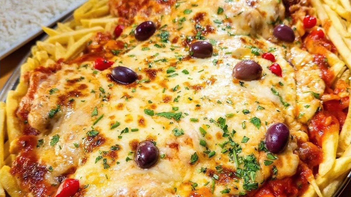 Localizado em Praia Grande, o Point do Gordão oferece o prato Ilha de Parmegiana