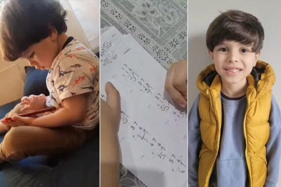 No mês que completou seis anos, o menino foi submetido a uma nova avaliação que apontou o QI 134